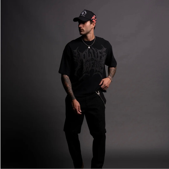 METAL RAW HEM "BOX CUT" TEE (SOLD OUT) - Picture 3 of 4